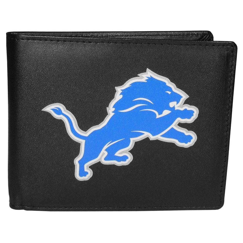 Detroit Lions Bi-fold Wallet Large Logo - Siskiyou Buckle - Flyclothing LLC