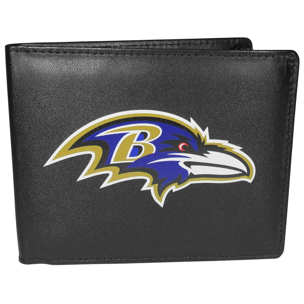 Baltimore Ravens Bi-fold Wallet Large Logo - Siskiyou Buckle - Flyclothing LLC