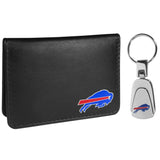 Buffalo Bills Weekend Bi-fold Wallet & Steel Key Chain - Siskiyou Buckle - Flyclothing LLC
