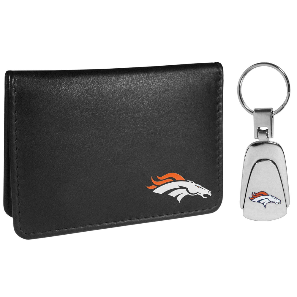 Denver Broncos Weekend Bi-fold Wallet & Steel Key Chain - Siskiyou Buckle - Flyclothing LLC
