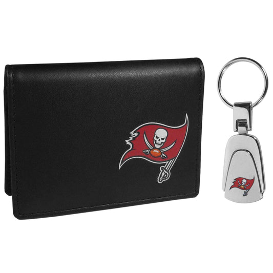 Tampa Bay Buccaneers Weekend Bi-fold Wallet & Steel Key Chain - Siskiyou Buckle - Flyclothing LLC