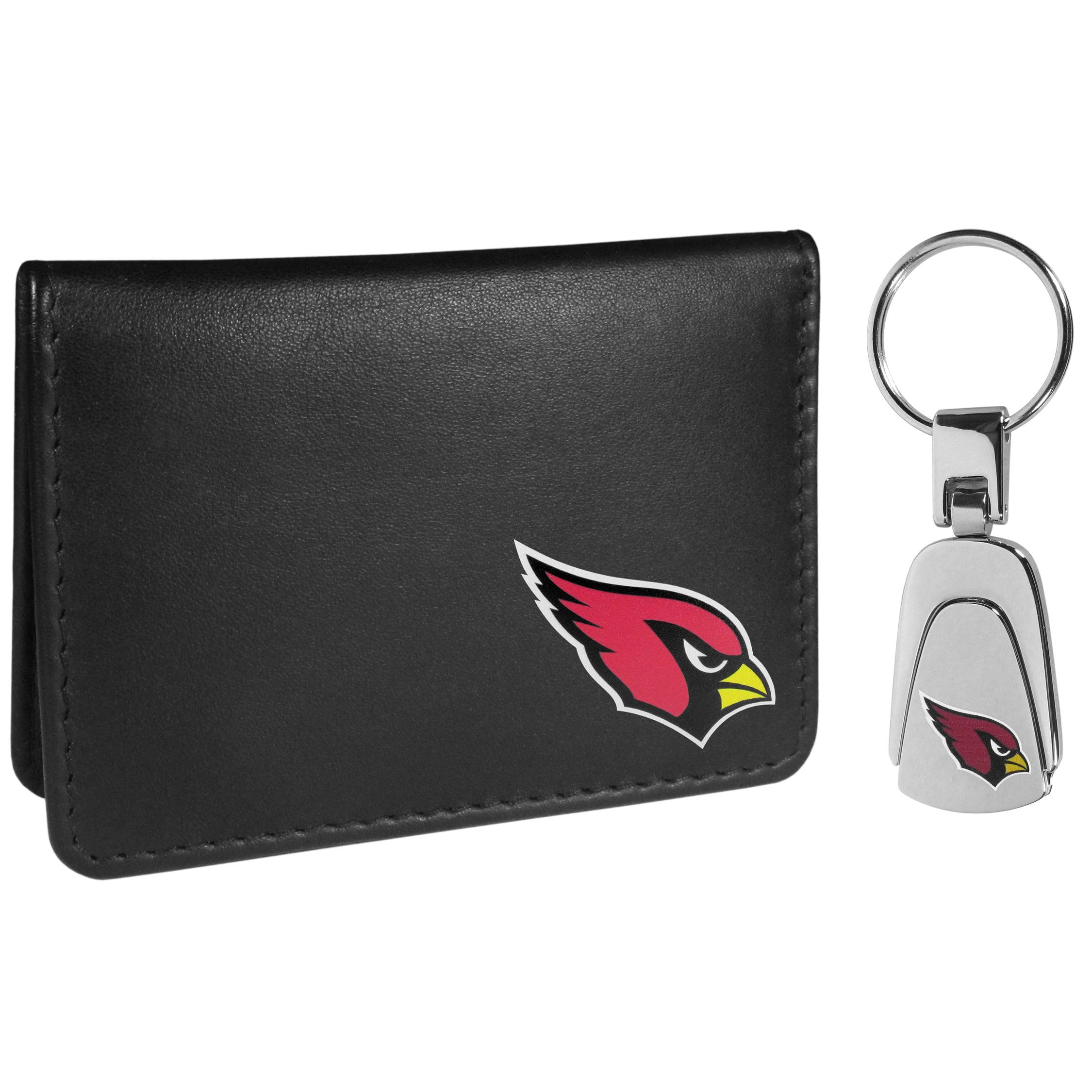 Arizona Cardinals Weekend Bi-fold Wallet & Steel Key Chain