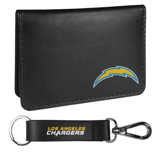 Los Angeles Chargers Weekend Bi-fold Wallet & Strap Key Chain - Siskiyou Buckle - Flyclothing LLC