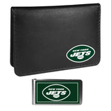 New York Jets Weekend Bi-fold Wallet & Color Money Clip - Siskiyou Buckle - Flyclothing LLC