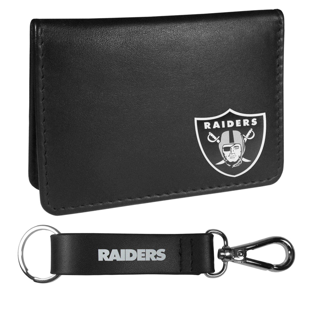 Las Vegas Raiders Weekend Bi-fold Wallet & Strap Key Chain - Siskiyou Buckle - Flyclothing LLC