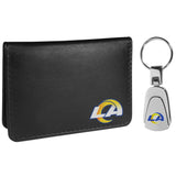 Los Angeles Rams Weekend Bi-fold Wallet & Steel Key Chain - Siskiyou Buckle - Flyclothing LLC