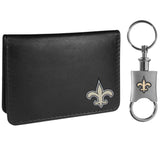 New Orleans Saints Weekend Bi-fold Wallet & Valet Key Chain - Siskiyou Buckle - Flyclothing LLC
