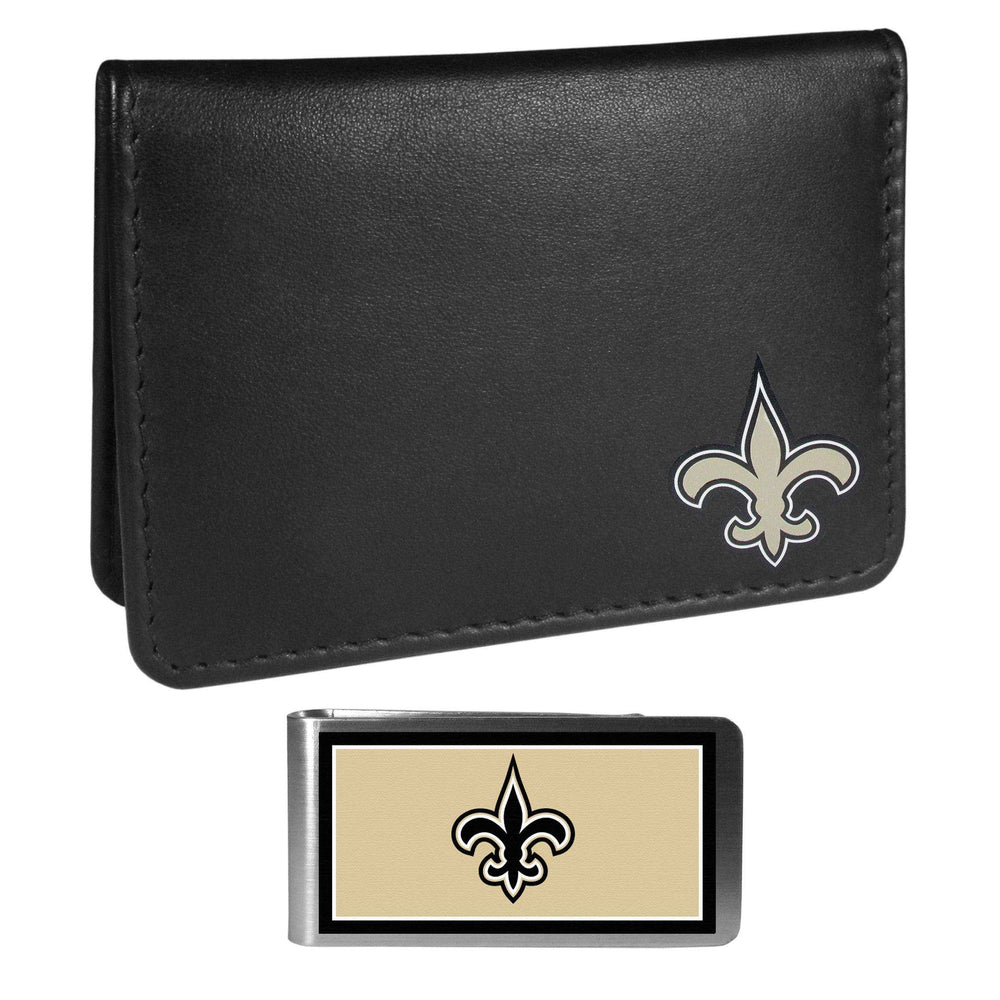 New Orleans Saints Weekend Bi-fold Wallet & Color Money Clip - Siskiyou Buckle - Flyclothing LLC