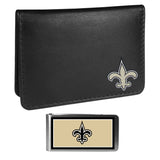 New Orleans Saints Weekend Bi-fold Wallet & Color Money Clip - Siskiyou Buckle - Flyclothing LLC