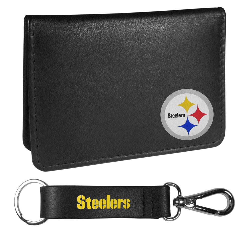 Pittsburgh Steelers Weekend Bi-fold Wallet & Strap Key Chain - Siskiyou Buckle - Flyclothing LLC