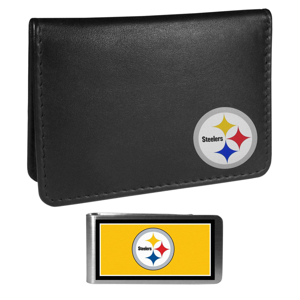 Pittsburgh Steelers Weekend Bi-fold Wallet & Color Money Clip - Siskiyou Buckle - Flyclothing LLC