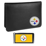 Pittsburgh Steelers Weekend Bi-fold Wallet & Color Money Clip - Siskiyou Buckle - Flyclothing LLC