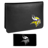 Minnesota Vikings Weekend Bi-fold Wallet & Black Money Clip - Siskiyou Buckle - Flyclothing LLC