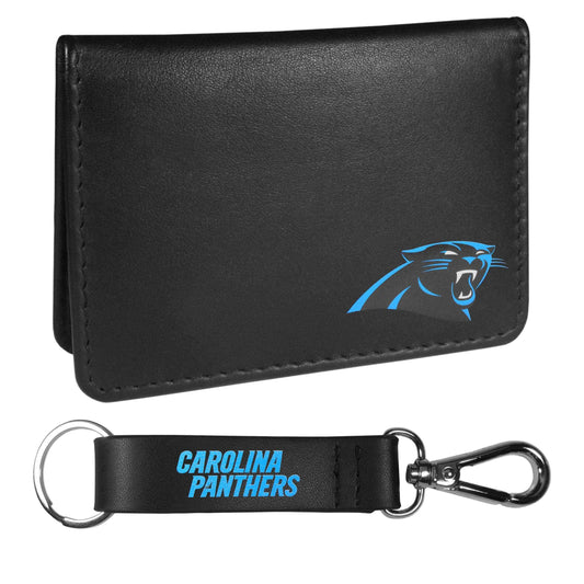 Carolina Panthers Weekend Bi-fold Wallet & Strap Key Chain - Siskiyou Buckle - Flyclothing LLC