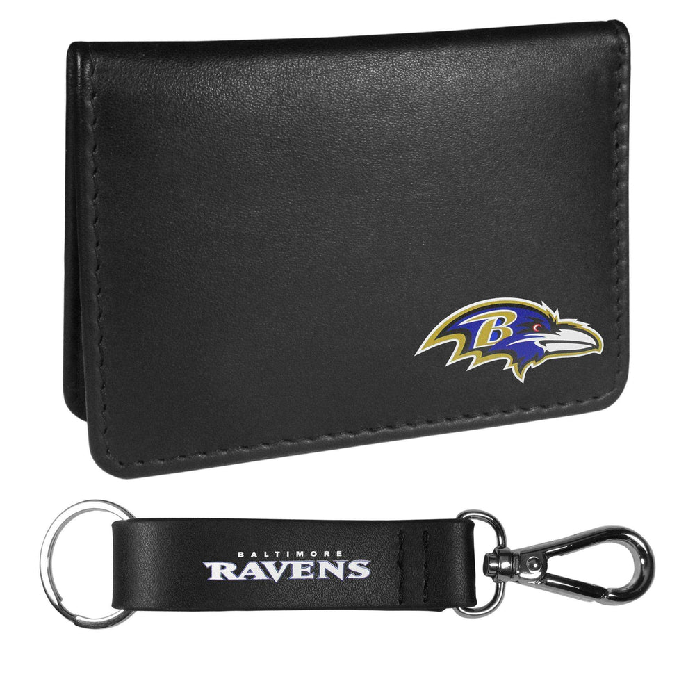 Baltimore Ravens Weekend Bi-fold Wallet & Strap Key Chain - Siskiyou Buckle - Flyclothing LLC