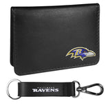 Baltimore Ravens Weekend Bi-fold Wallet & Strap Key Chain - Siskiyou Buckle - Flyclothing LLC