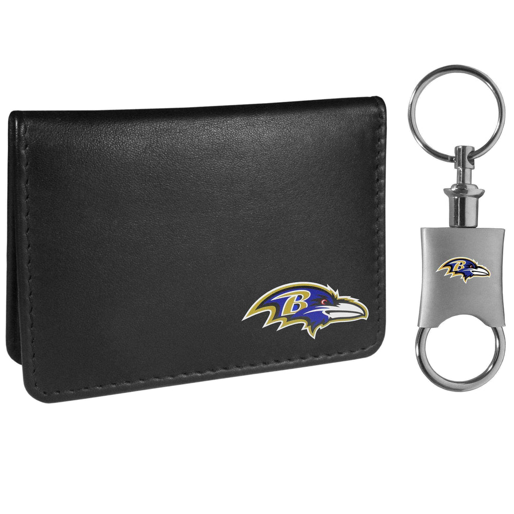 Baltimore Ravens Weekend Bi-fold Wallet & Valet Key Chain - Siskiyou Buckle - Flyclothing LLC