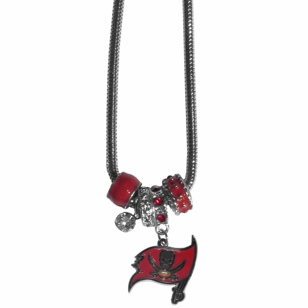 Tampa Bay Buccaneers Euro Bead Necklace - Siskiyou Buckle - Flyclothing LLC