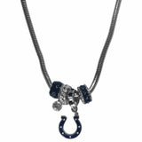 Indianapolis Colts Euro Bead Necklace - Siskiyou Buckle - Flyclothing LLC
