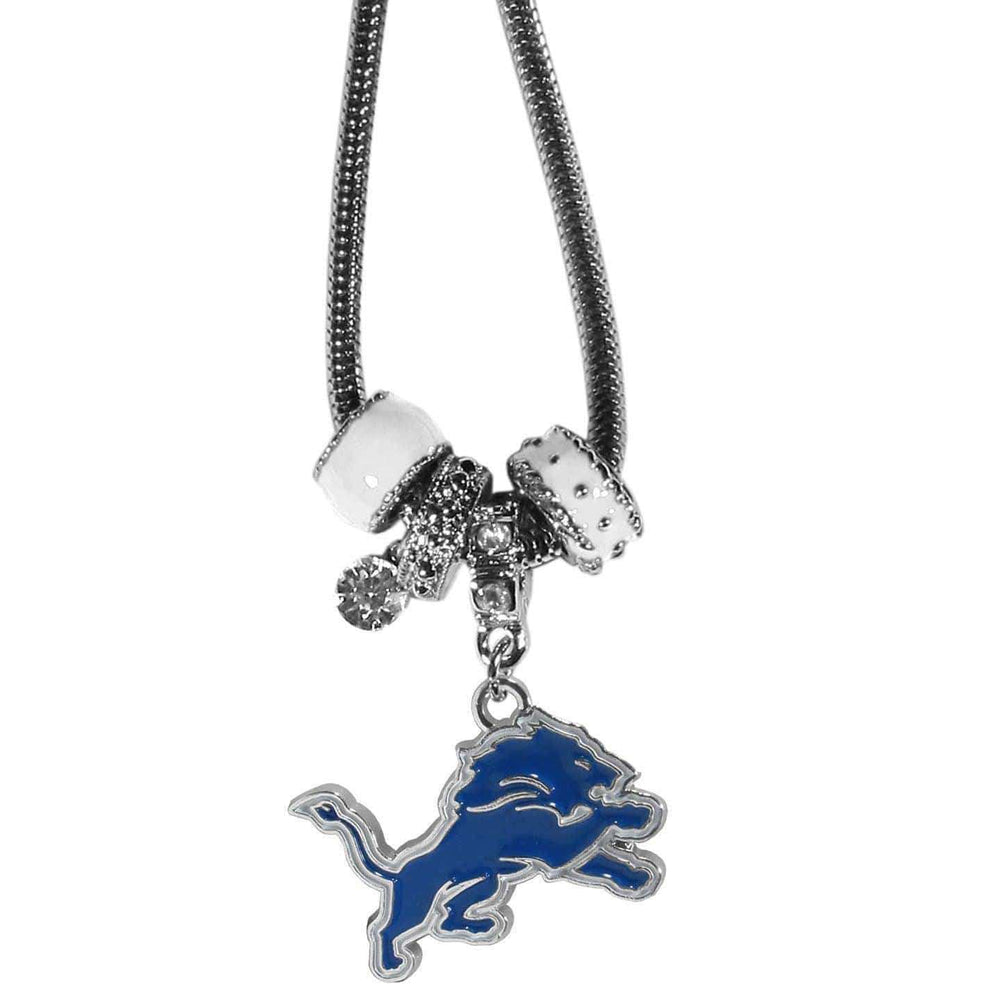 Detroit Lions Euro Bead Necklace - Siskiyou Buckle - Flyclothing LLC