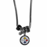 Pittsburgh Steelers Euro Bead Necklace - Siskiyou Buckle - Flyclothing LLC