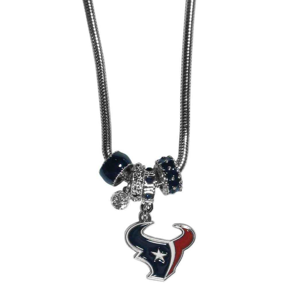 Houston Texans Euro Bead Necklace - Siskiyou Buckle - Flyclothing LLC