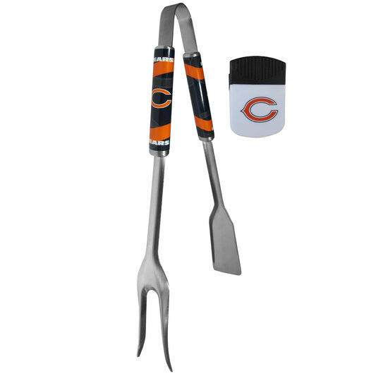 Chicago Bears 3 in 1 BBQ Tool and Chip Clip - Siskiyou Buckle - Flyclothing LLC