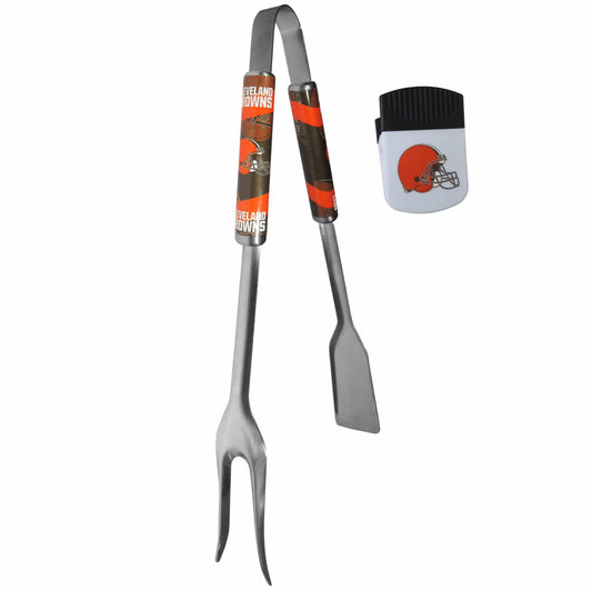 Cleveland Browns 3 in 1 BBQ Tool and Chip Clip - Siskiyou Buckle - Flyclothing LLC