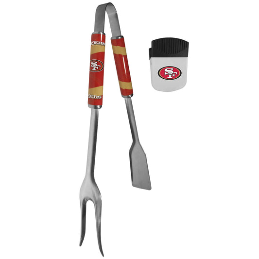 San Francisco 49ers 3 in 1 BBQ Tool and Chip Clip - Flyclothing LLC