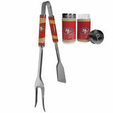 San Francisco 49ers 3 in 1 BBQ Tool and Season Shaker - Siskiyou Buckle - Flyclothing LLC