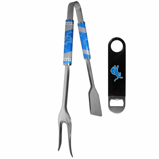 Detroit Lions 3 in 1 BBQ Tool and Bottle Opener - Siskiyou Buckle - Flyclothing LLC