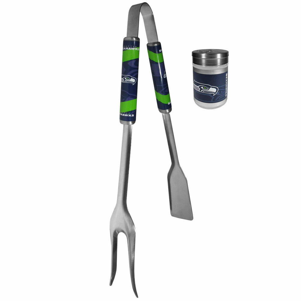 Seattle Seahawks 3 in 1 BBQ Tool and Salt & Pepper Shaker - Siskiyou Buckle - Flyclothing LLC