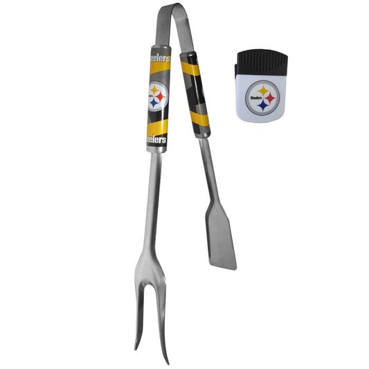 Pittsburgh Steelers 3 in 1 BBQ Tool and Chip Clip - Flyclothing LLC