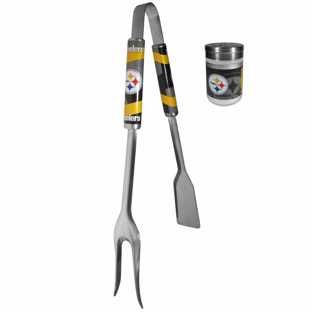 Pittsburgh Steelers 3 in 1 BBQ Tool and Salt & Pepper Shaker - Siskiyou Buckle - Flyclothing LLC