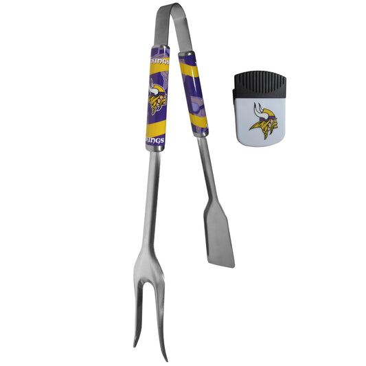 Minnesota Vikings 3 in 1 BBQ Tool and Chip Clip - Flyclothing LLC