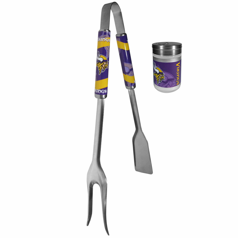 Minnesota Vikings 3 in 1 BBQ Tool and Salt & Pepper Shaker - Siskiyou Buckle - Flyclothing LLC