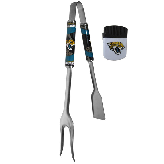 Jacksonville Jaguars 3 in 1 BBQ Tool and Chip Clip - Flyclothing LLC