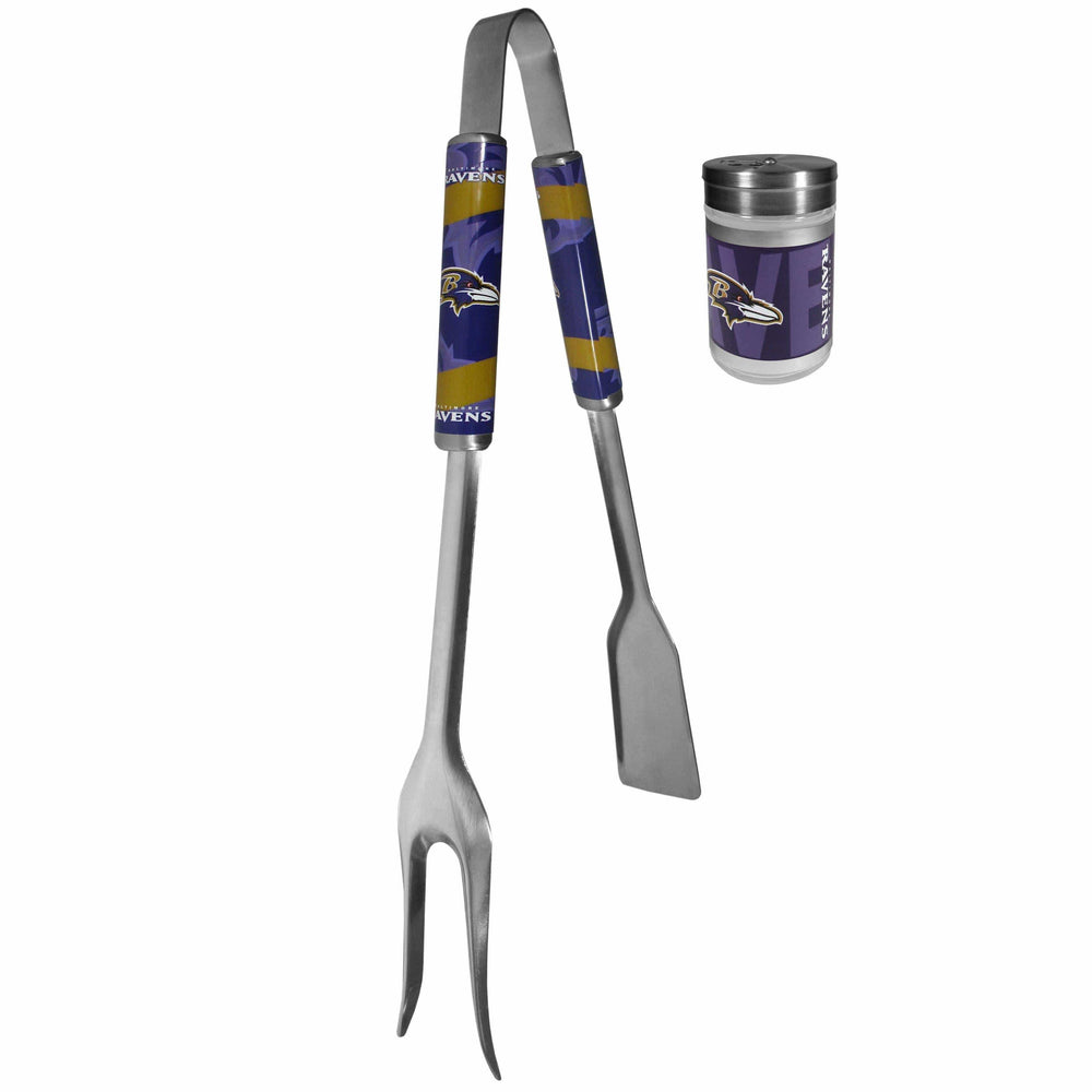 Baltimore Ravens 3 in 1 BBQ Tool and Salt & Pepper Shaker - Siskiyou Buckle - Flyclothing LLC