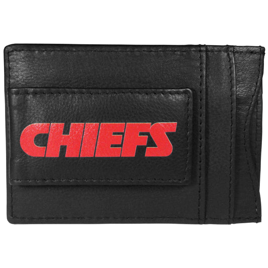 Kansas City Chiefs Logo Leather Cash and Cardholder - Kansas City Chiefs - Flyclothing LLC