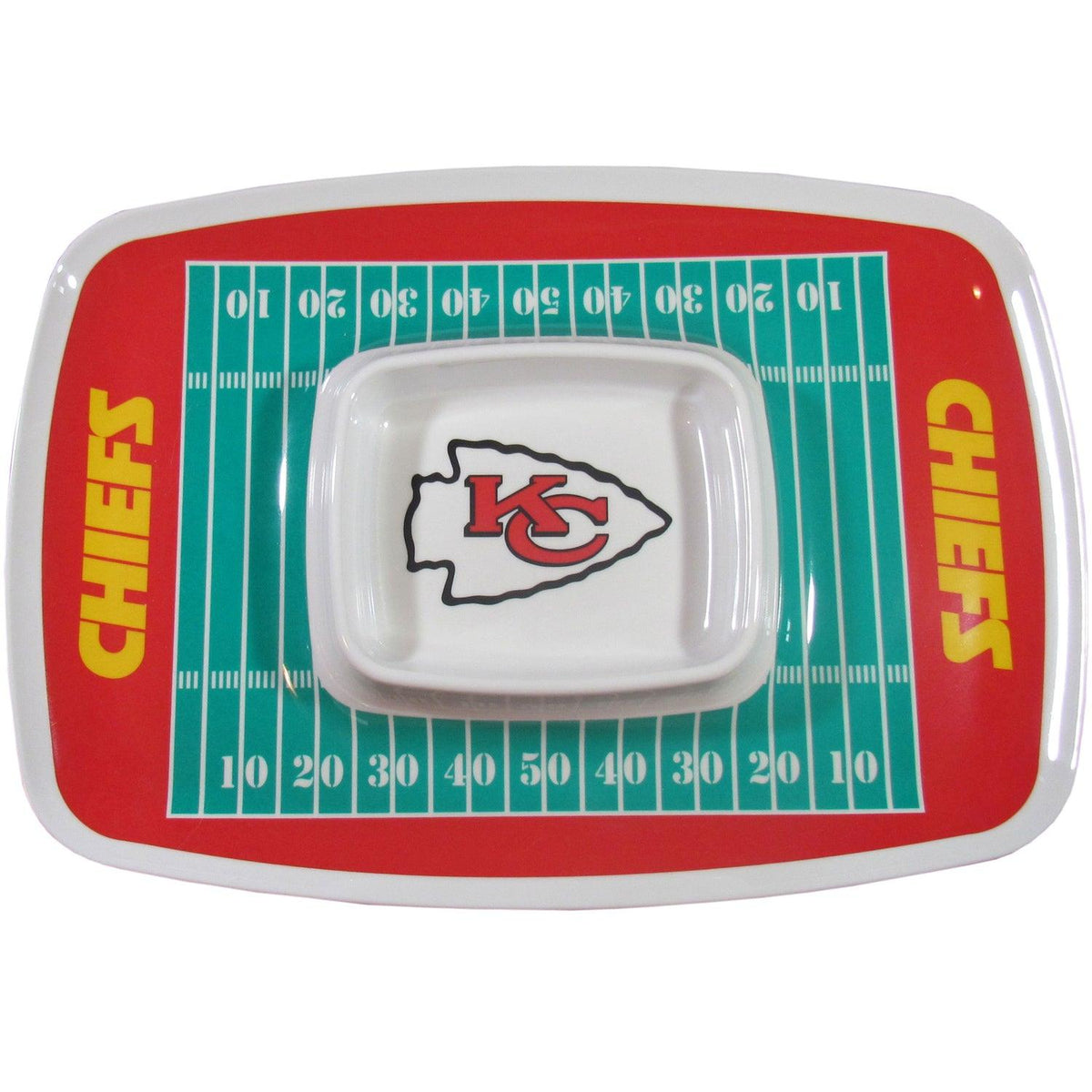 Kansas City Chiefs Chip and Dip Tray - Flyclothing LLC