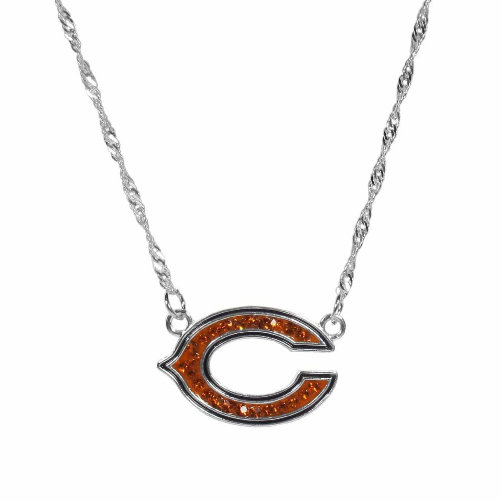 Chicago Bears Crystal Logo Necklace - Siskiyou Buckle - Flyclothing LLC