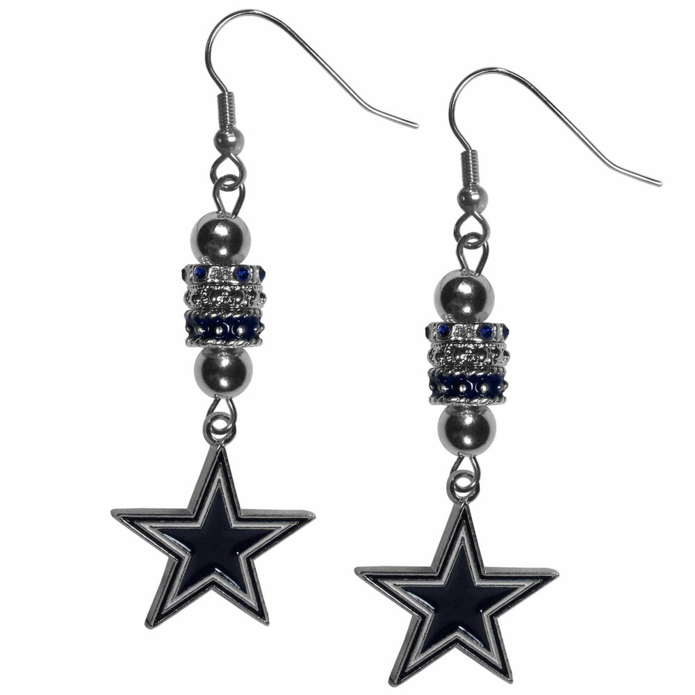 Dallas Cowboys Euro Bead Earrings - Siskiyou Buckle - Flyclothing LLC