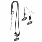 Philadelphia Eagles Euro Bead Earrings and Necklace Set - Siskiyou Buckle - Flyclothing LLC