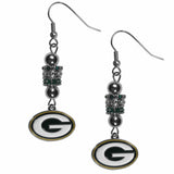Green Bay Packers Euro Bead Earrings - Siskiyou Buckle - Flyclothing LLC