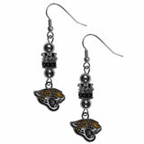 Jacksonville Jaguars Euro Bead Earrings - Siskiyou Buckle - Flyclothing LLC