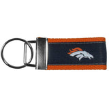 Denver Broncos Woven Key Chain - Siskiyou Buckle - Flyclothing LLC