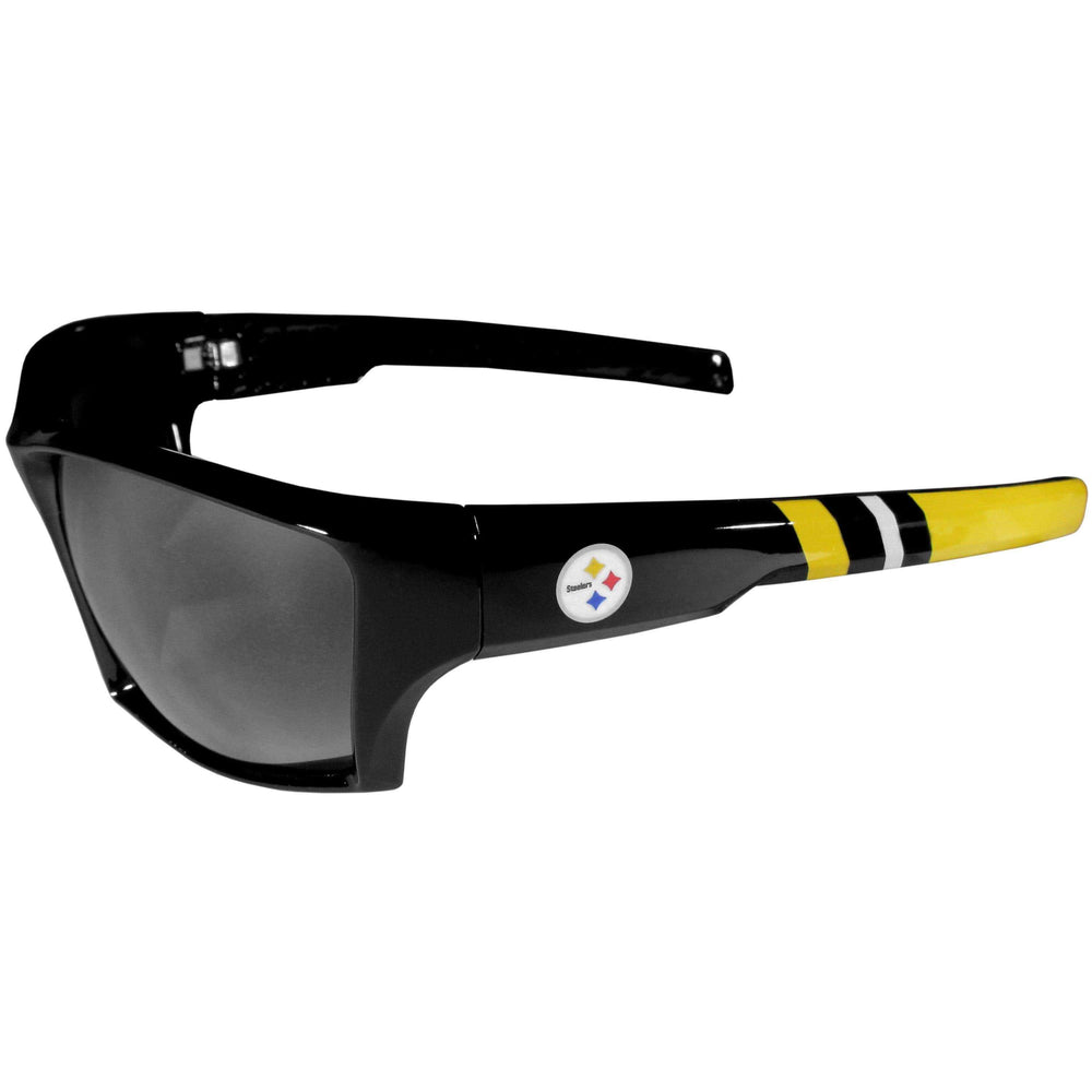 Pittsburgh Steelers Edge Wrap Sunglasses - Siskiyou Buckle - Flyclothing LLC