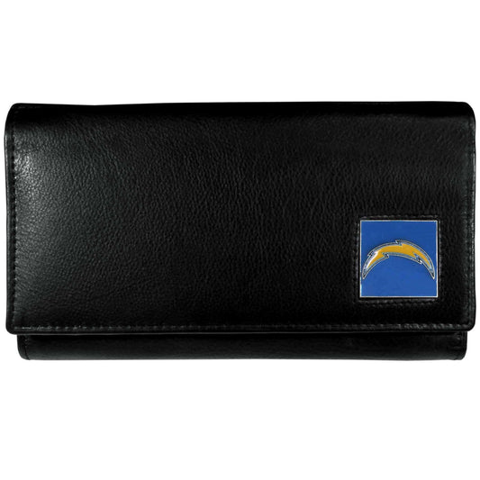 Los Angeles Chargers Leather Women's Wallet - Siskiyou Buckle - Flyclothing LLC