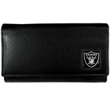 Las Vegas Raiders Leather Women's Wallet - Siskiyou Buckle - Flyclothing LLC