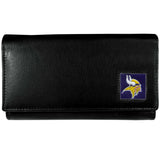 Minnesota Vikings Leather Women's Wallet - Siskiyou Buckle - Flyclothing LLC
